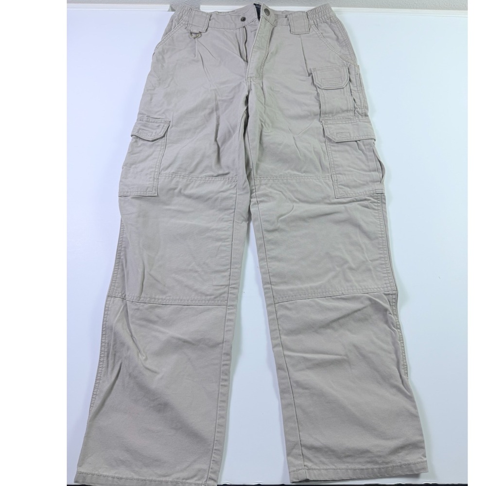 5.11 Tactical Series 74252 Mens Khaki Cotton Canvas Cargo Pants 30x30 Tan - Picture 1 of 10